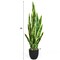Green Sansevieria Artificial Plant Tabletop Floor Plant Indoor Outdoor Decor